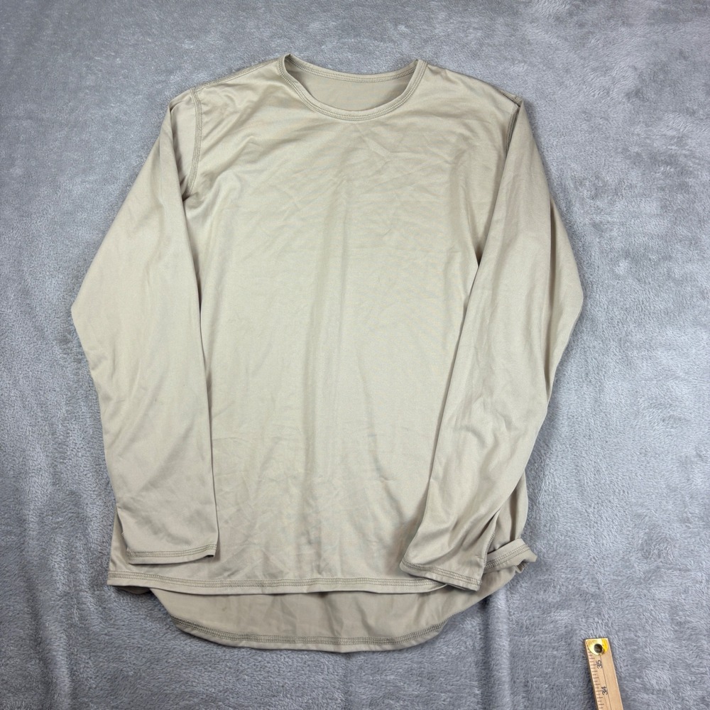 Peckham Shirts Men Medium Gen III ECWCS L1 Polartec Undershirt Tan Base Layer